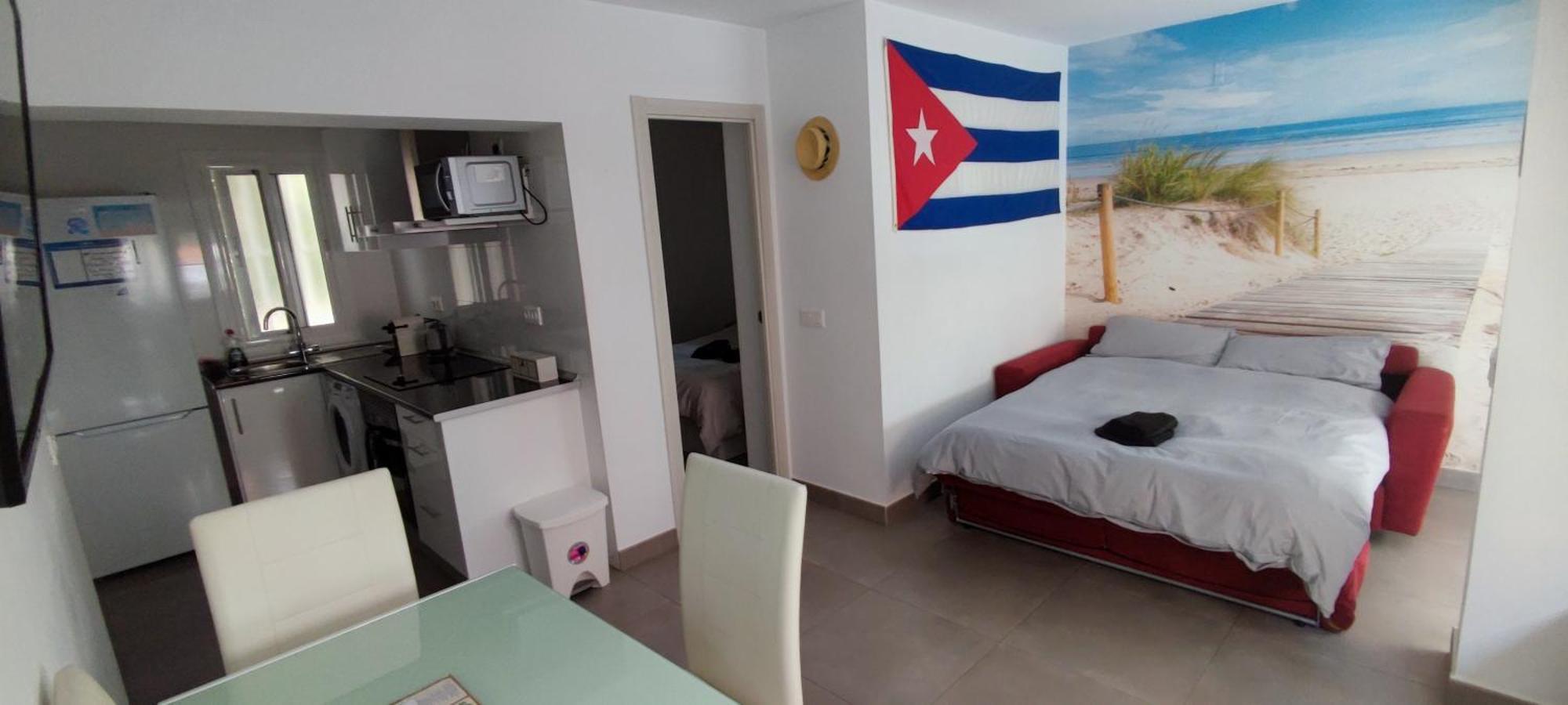 El Rinconcito Cubano En La Playa Lägenhet Almería Exteriör bild